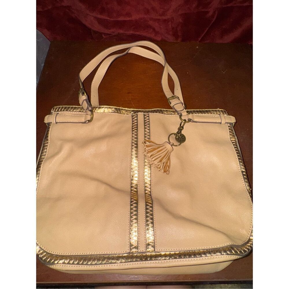 Jessica Simpson leather hobo bag
